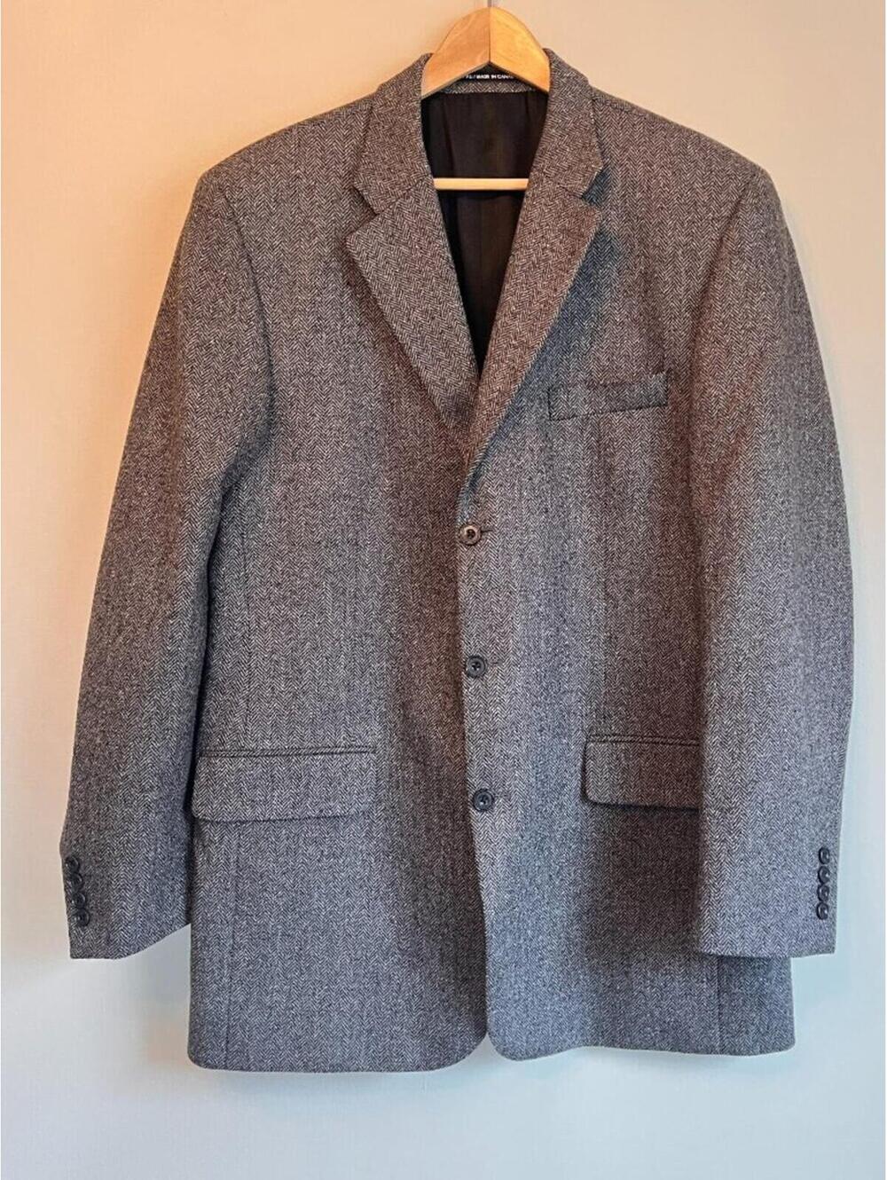 Jones New York Blazer Suit Jacket Men's Size 44T 3 Button 100% Wool